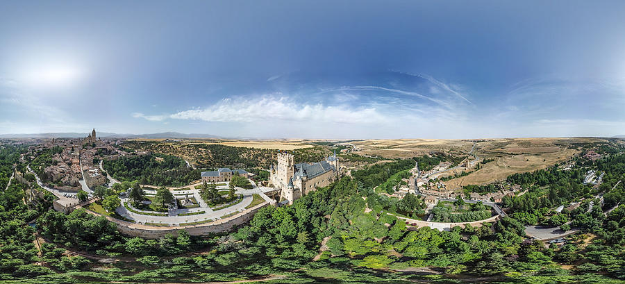 Landscape Photograph - Castle At Segovia by Daniel De Cort