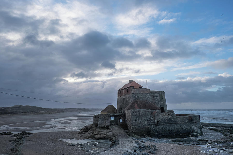 Castle Photograph - Castle At The Beach by Inge Elewaut