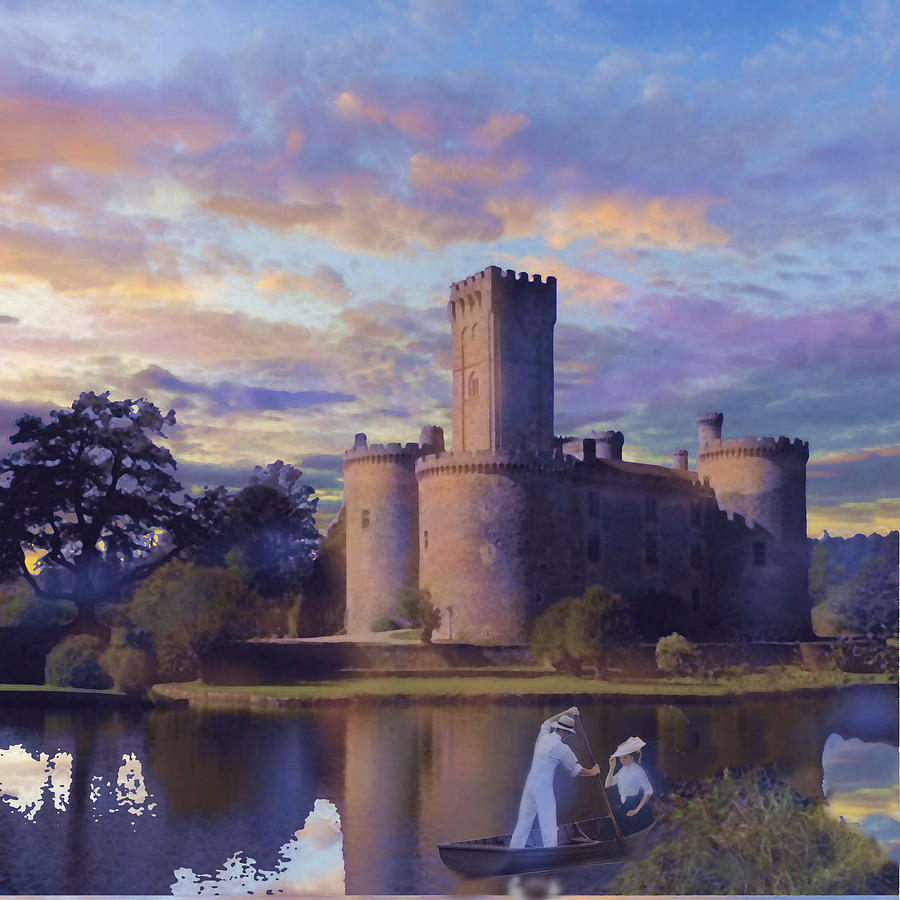 Castle Clarion Digital Art by David Zimmerman