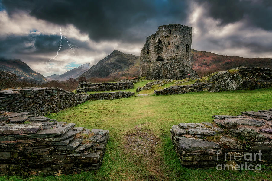 Castle  Dolbadarn Snowdonia Photograph by Adrian Evans