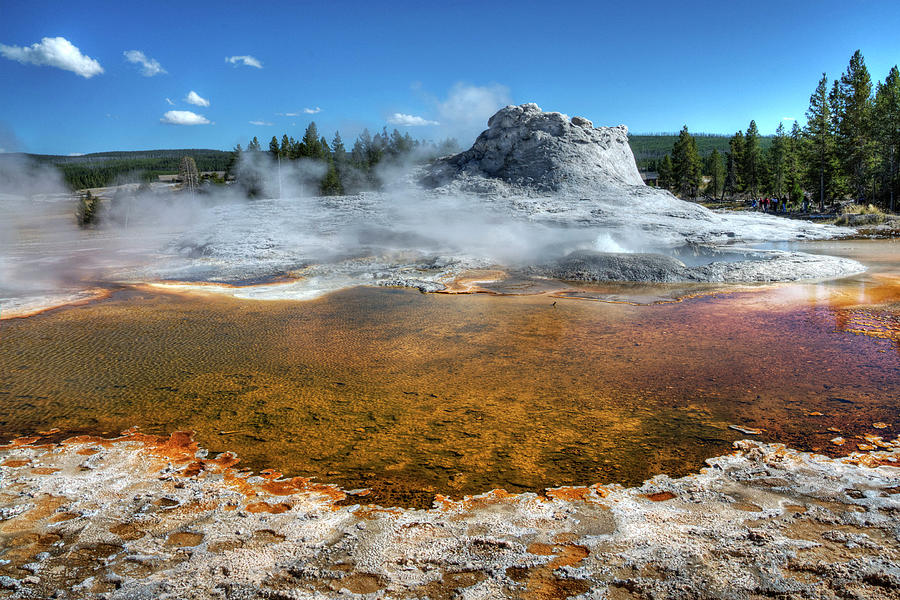 Castle Geyser - Yellowstone Photograph by Dbushue Photography
