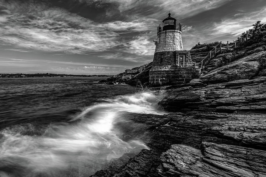 Castle Hill Lighthouse Newport Rhode Island Photograph by Alex Grichenko