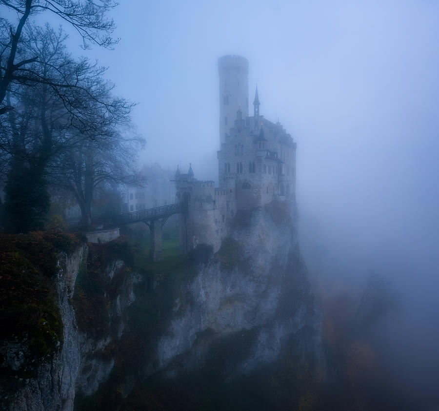 Castle In The Mist Photograph by Daniel F.