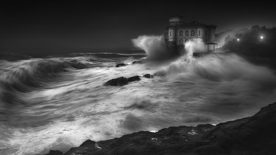 Castle In The Storm Photograph by Paolo Lazzarotti