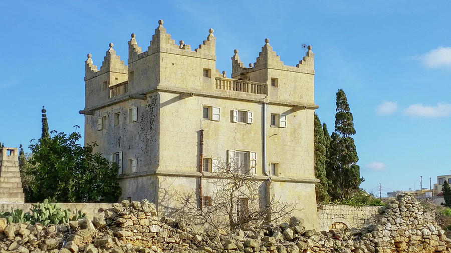 Castle in Malta Photograph by Lisa Crawford