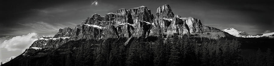 Castle Mountain Panoramic Photograph by Brent Mooers