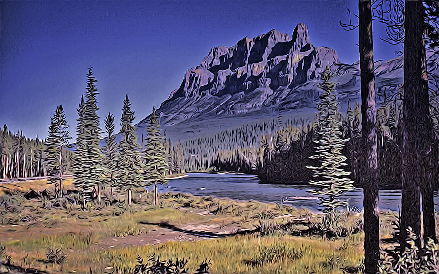 Castle Mountain by Richard Farrington Castle Mountain by Richard Farrington