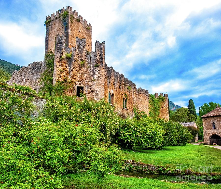 castle of ninfa ruins and garden in Lazio - Latina province - Italy landmark Photograph by Luca Lorenzelli