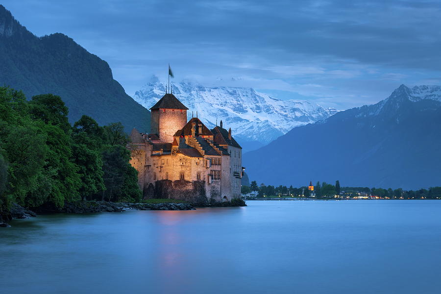 Castle On Lake Digital Art by Roland Gerth