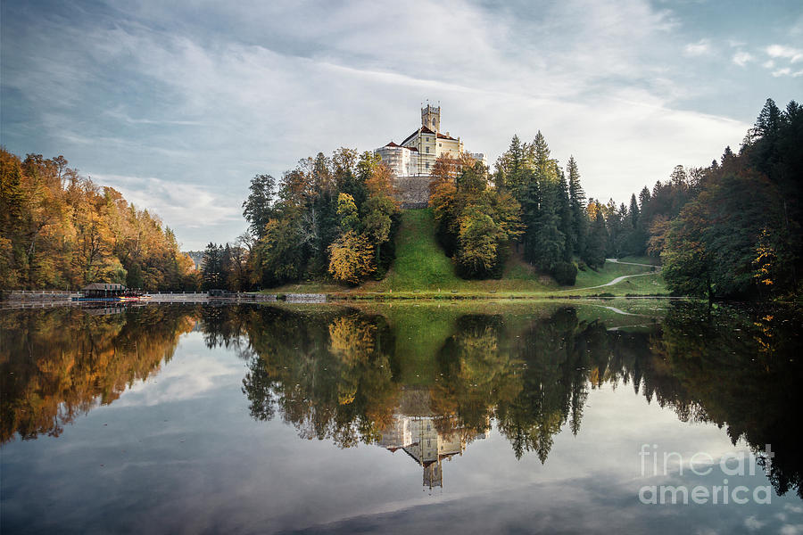 Castle Photograph - Castle On The Hill by Evelina Kremsdorf