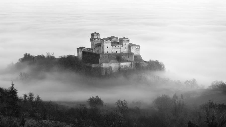 Castle Over The Fog Photograph by Elena Mordacci