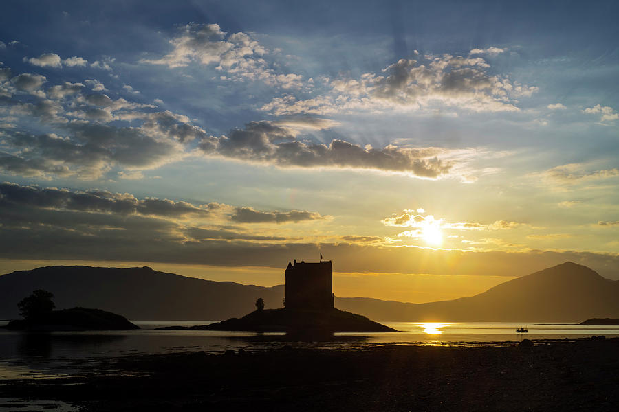 Castle Stalker at Sunset Photograph by Arterra Picture Library