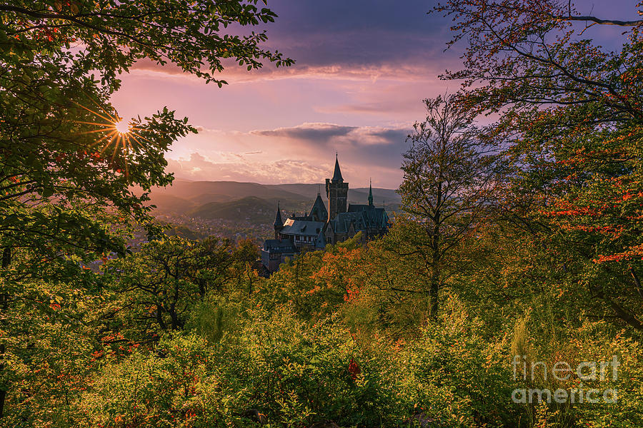 Castle Photograph - Castle Wernerigerode, Harz, Saxony-Anhalt, Germany 2 by Henk Meijer Photography
