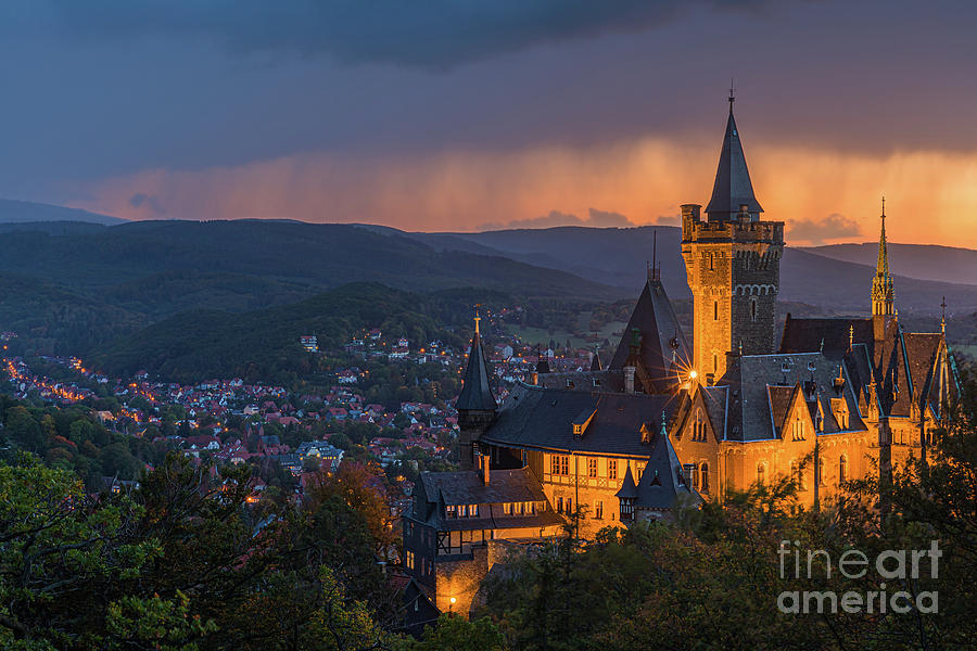 Castle Wernigerode, Harz, Saxony-Anhalt, Germany 1 Photograph by Henk Meijer Photography