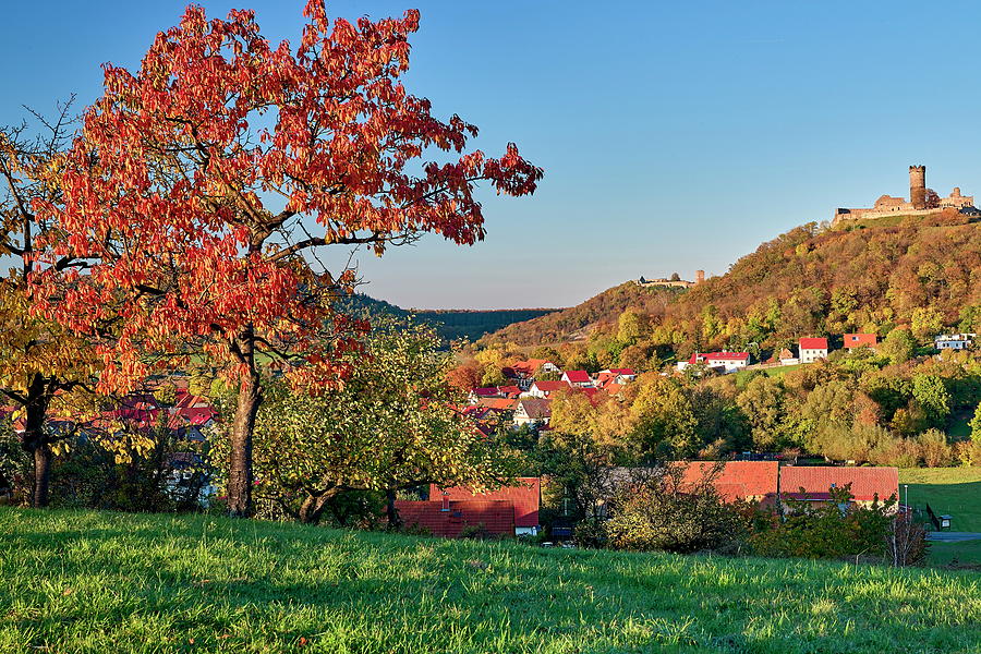 Castles & Village, Muhlberg, Germany Digital Art by Hans-peter Szyszka ...