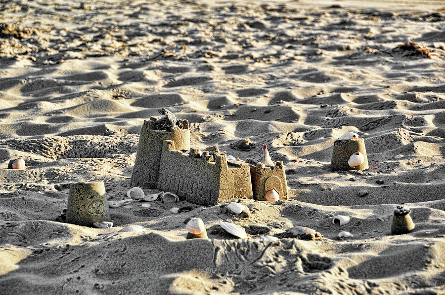 Beach Photograph - Castles In The Sand by JAMART Photography