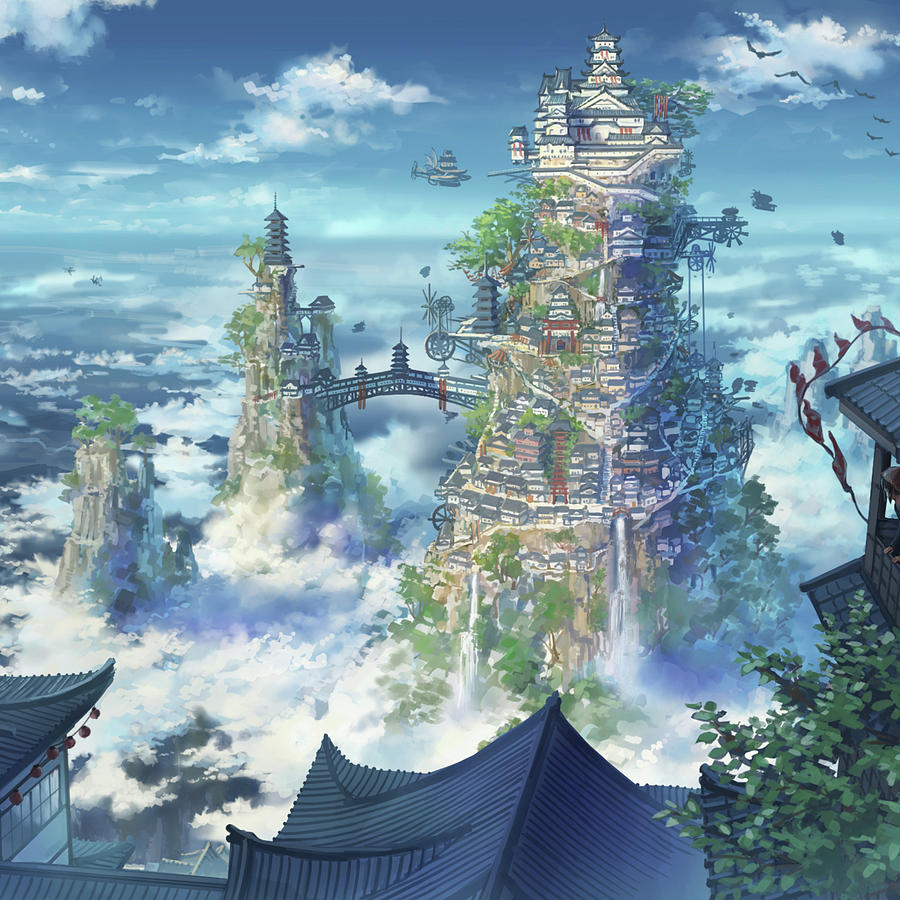 Castles In The Sky Digital Art by Armand Michel Pixels