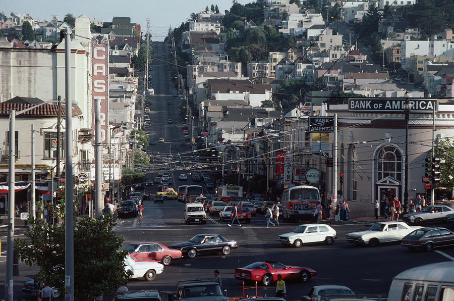 Castro Street Photograph by Alfred Gescheidt
