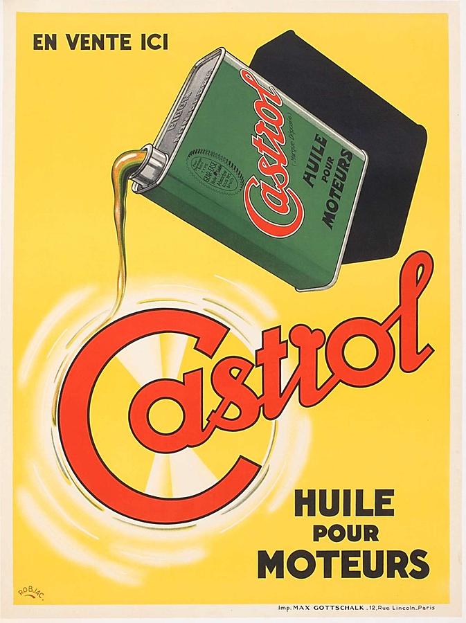 Castrol Poster 1920 Photograph By Redemption Road - Fine Art America