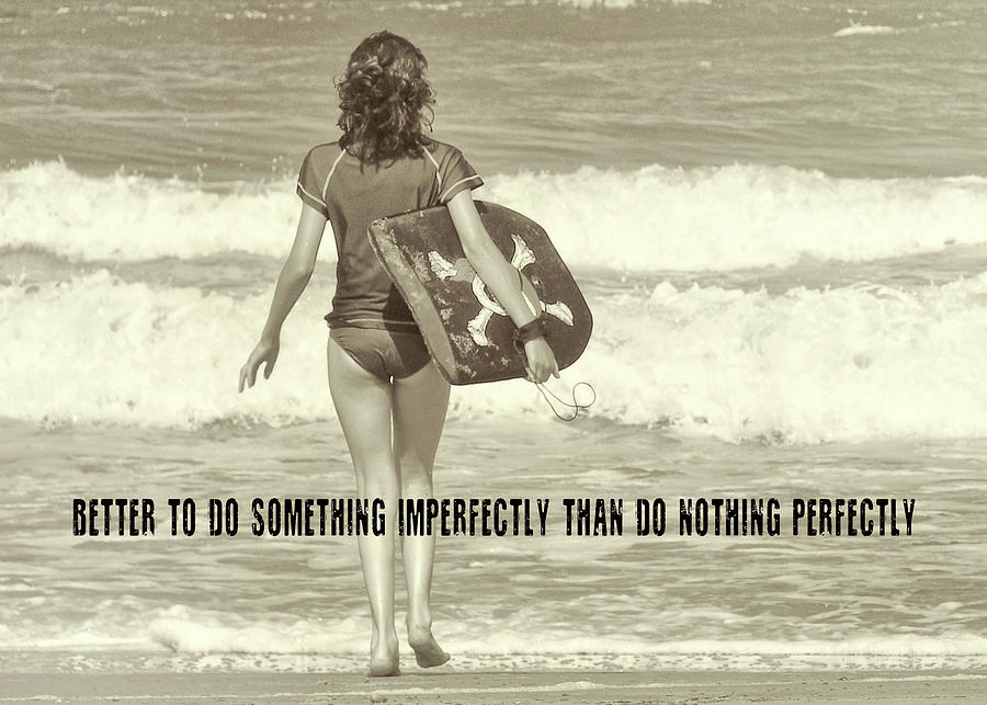 Beach Photograph - CATCH A WAVE quote by JAMART Photography