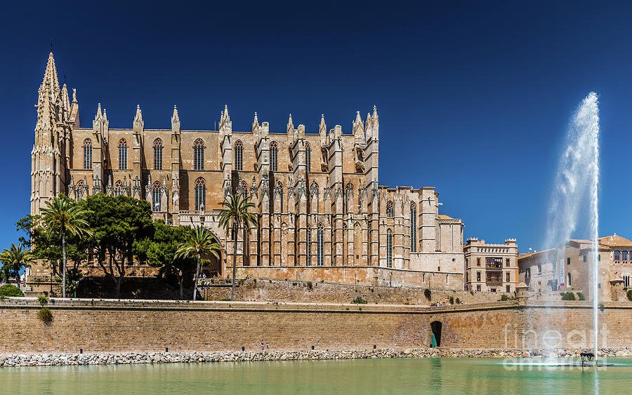 Catedral Basilica de Santa Maria de Mallorca, Spain Photograph by Lyl Dil Creations
