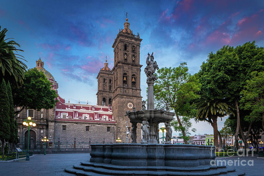 Catedral de Puebla Photograph by Inge Johnsson