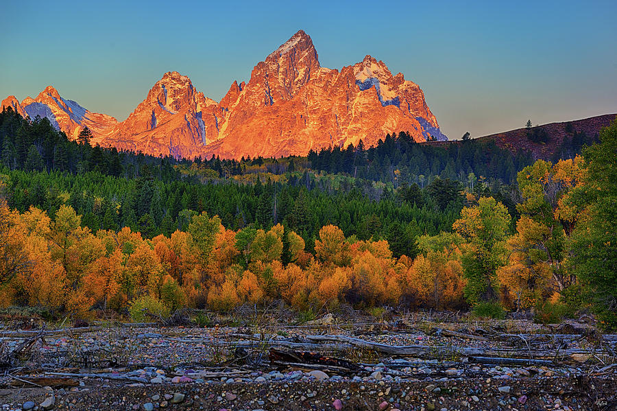 Cathedral Alpenglow Photograph by Greg Norrell