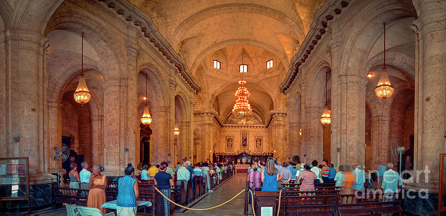 Cathedral de San Cristobal Cuba Photograph by David Zanzinger