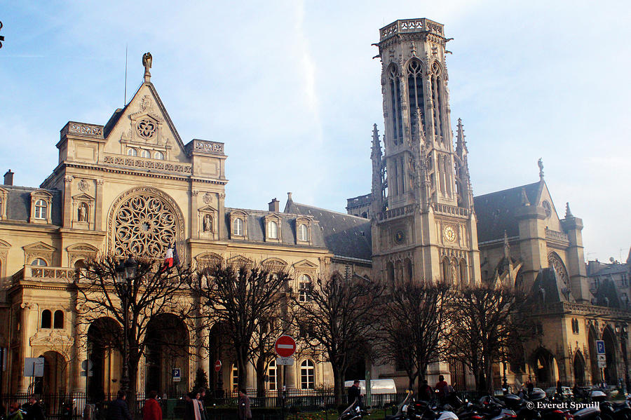 Cathedral in Paris Photograph by Everett Spruill