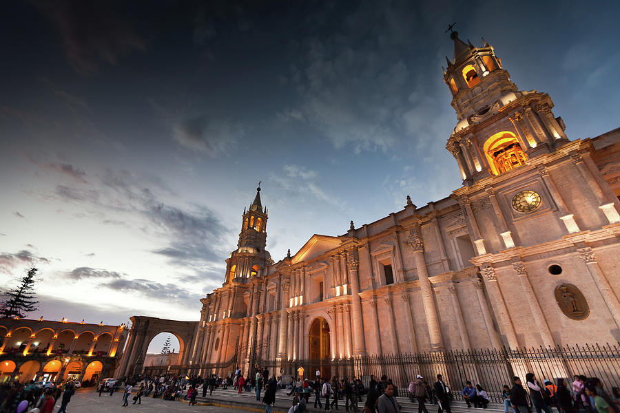 Cathedral Of Arequipa, Peru Photograph by Manuel Romaris