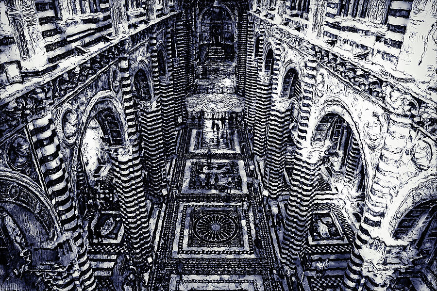 Cathedral of Santa Maria Assunta, Siena - 06 Painting by AM FineArtPrints