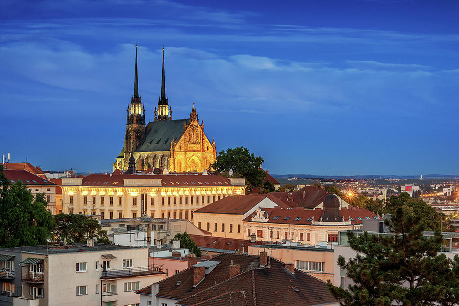 Brno Photograph - Cathedral of St. Peter and Paul by Andrei Dima