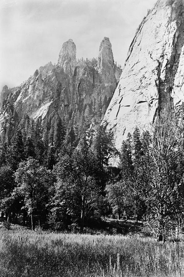 Cathedral Spires Photograph by Carleton E. Watkins