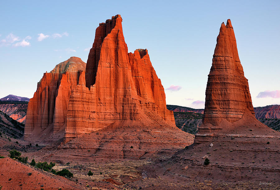 Capitol Reef National Park Photograph - Cathedral Sunrise by Leland D Howard