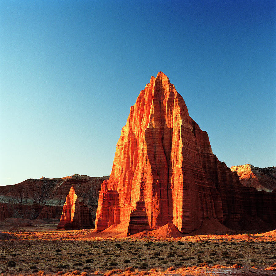 Cathedral Valley Rock Formations At Photograph by Gary Yeowell