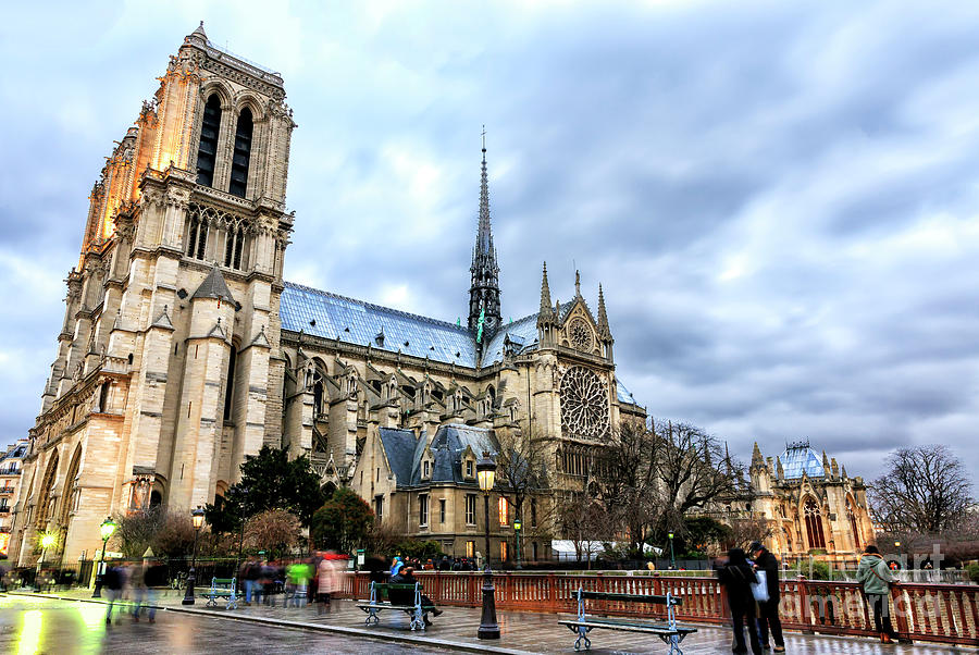 Cathedrale Notre-Dame de Paris by John Rizzuto Cathedrale Notre-Dame de Paris by John Rizzuto