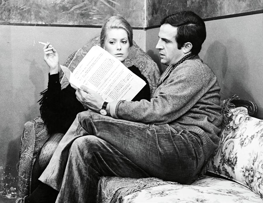 CATHERINE DENEUVE and FRANCOIS TRUFFAUT in MISSISSIPPI MERMAID -1969-. Photograph by Album