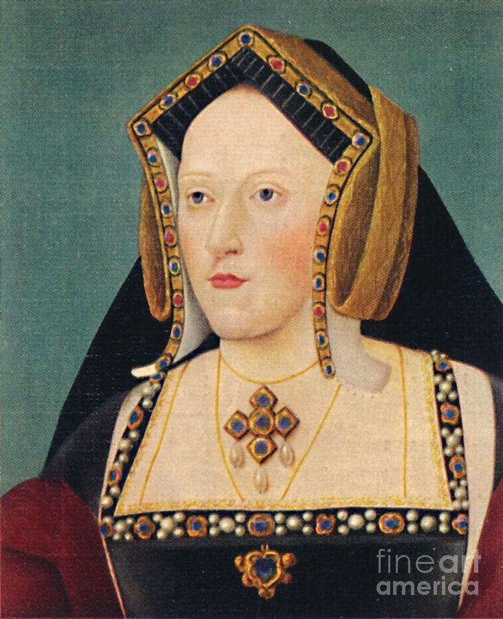 Catherine Of Aragon Drawing by Print Collector