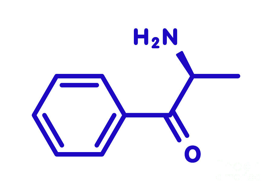 Cathinone Khat Stimulant Molecule Photograph by Molekuul/science Photo Library