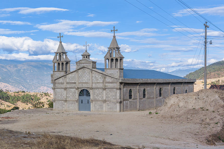 Catholic church in the highlands of Quiche district in Guatemala Photograph by Marek Poplawski