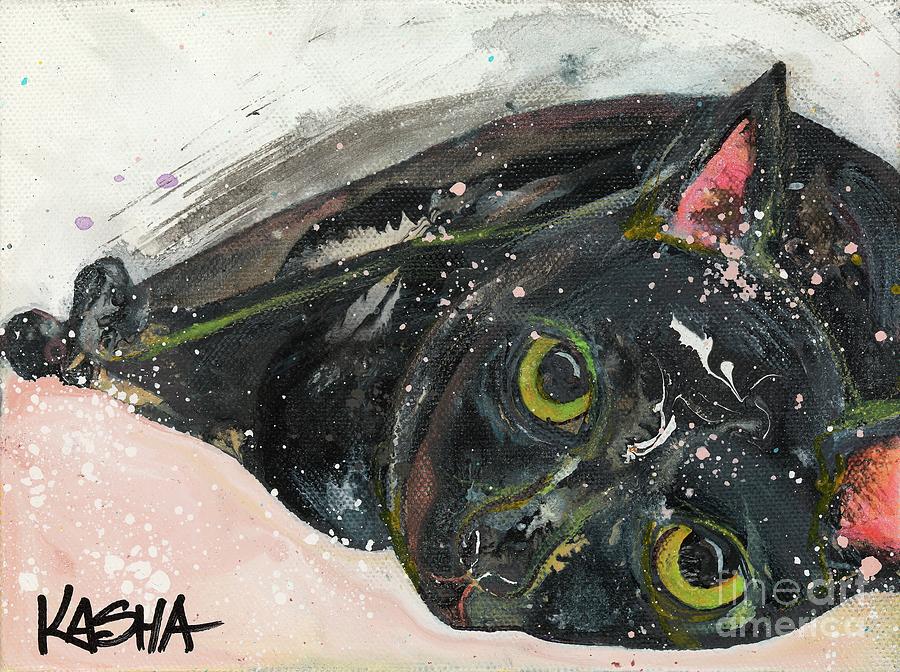 Catnipped Painting by Kasha Ritter