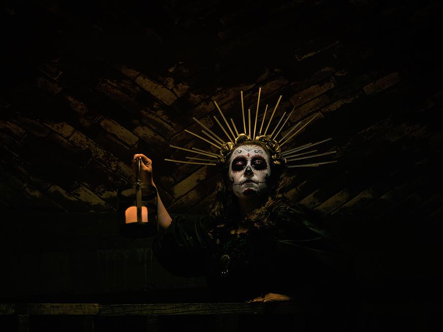Halloween Photograph - Catrina Spirit From Beyond The Shadow by Ignacio Arcas