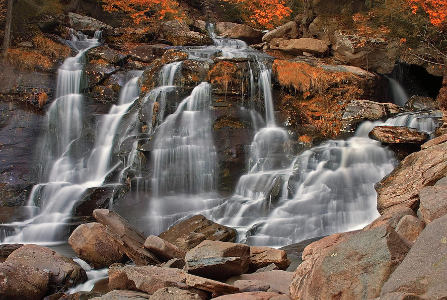 Waterfall Photograph - Catskill Waterfalls by Susan Candelario