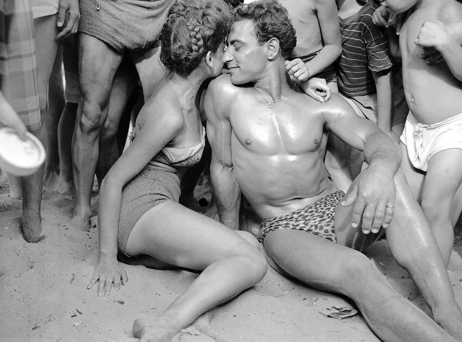 Caught In The Crush At Coney Island Photograph by New York Daily News Archive