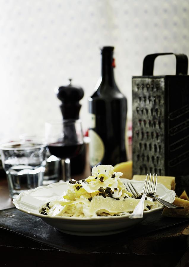 Cauliflower Salad With A Lemon And Caper Dressing Photograph by Mikkel Adsbl
