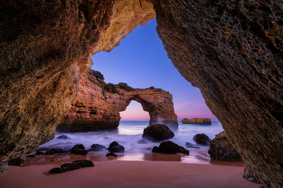 Beach Photograph - Cave And Arch by Michael Blanchette Photography