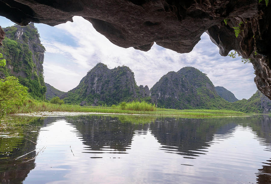 Inspirational Digital Art - Cave In Van Long, Vietnam by Bruno Cossa