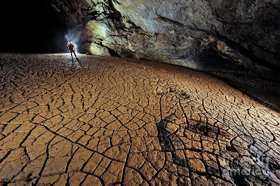 Cave Mud Floor Photograph by Robbie Shone/science Photo Library