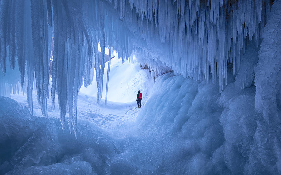 Cave Of Ice Photograph by Michael Zheng