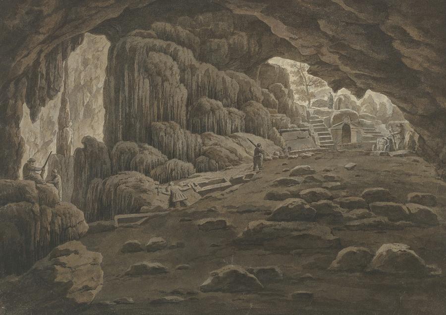 Cave Of Pan, Near Sunium, Greece Drawing by Simone Pomardi Cave Of Pan, Near Sunium, Greece Drawing by Simone Pomardi